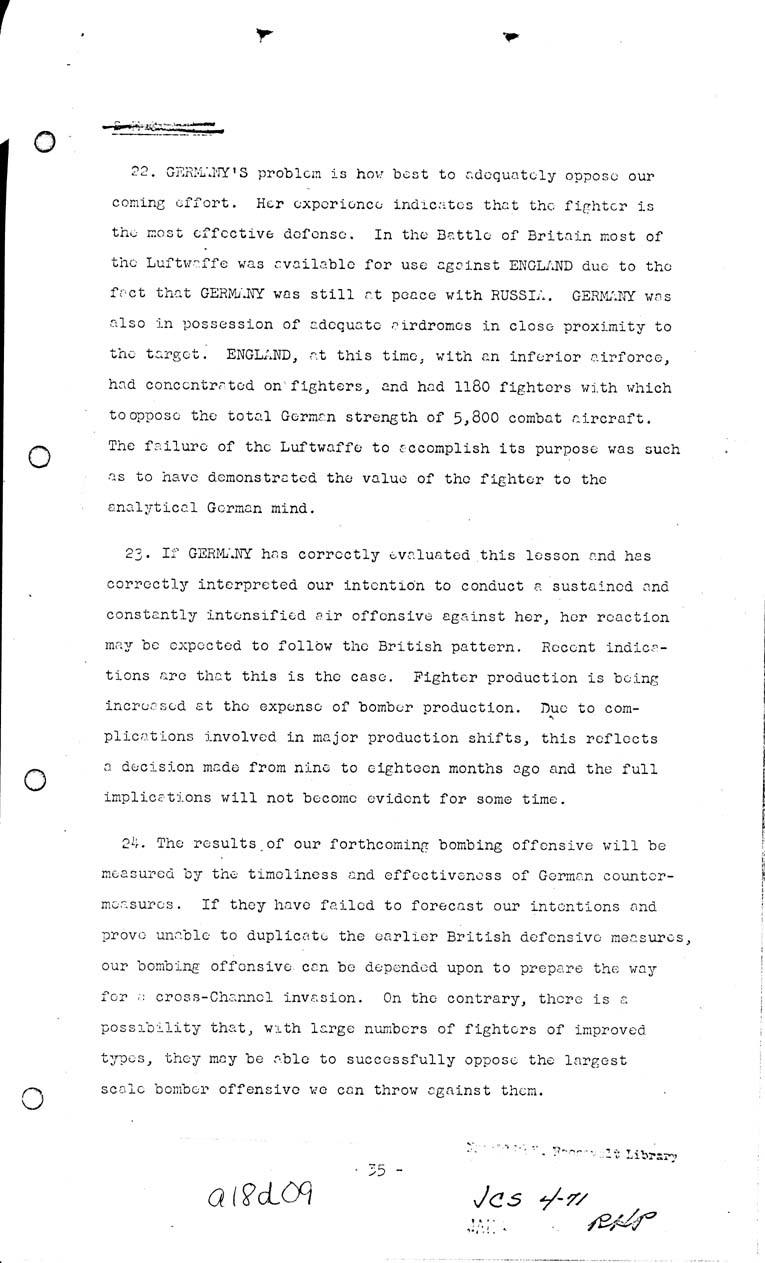 [a18d09.jpg] - Joint Chiefs of Staff, Invasion of the European Continent From The United Kingdom in 1943-1944 (J.C.S. 291/1) May 8, 1943