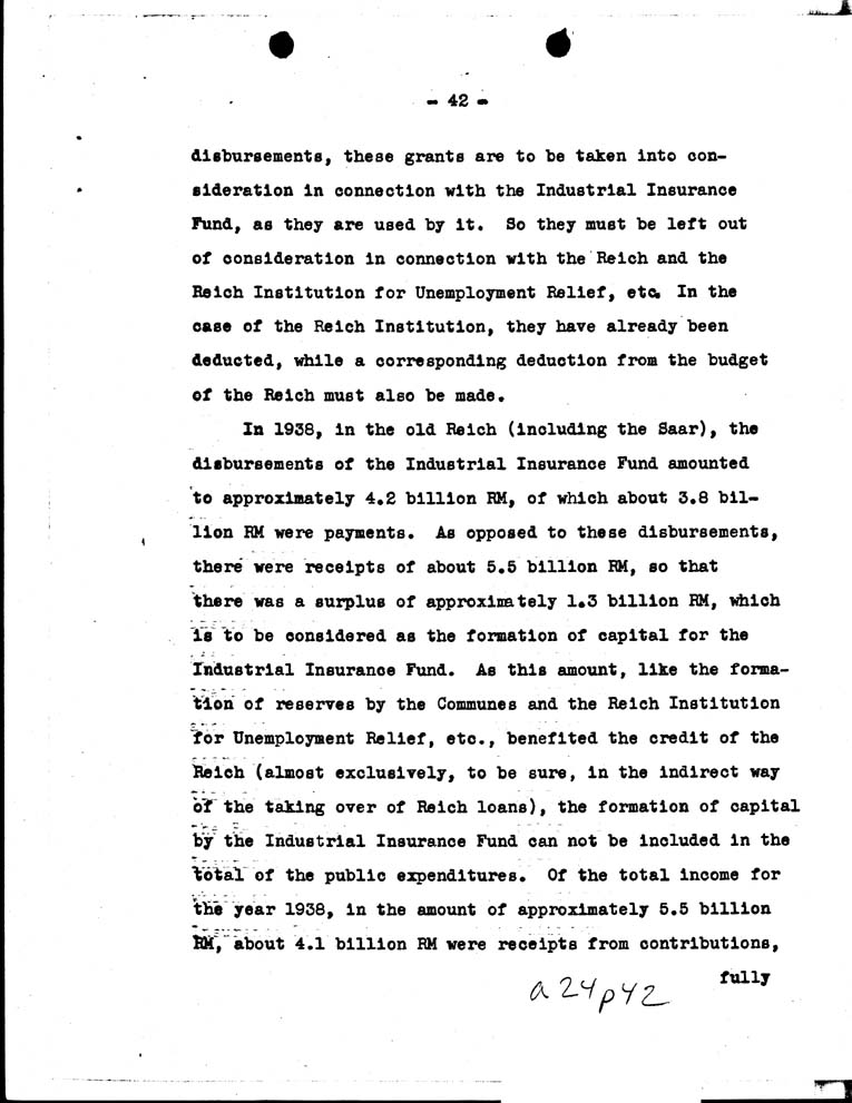 [a24p42.jpg] - Memorandum for the President- Jan. 24, 1941