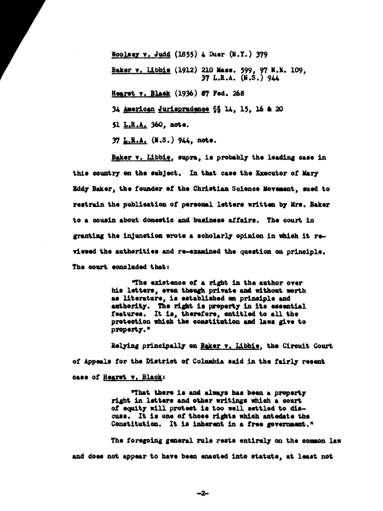 [a901be02.jpg] - Memo, January 27, 1948