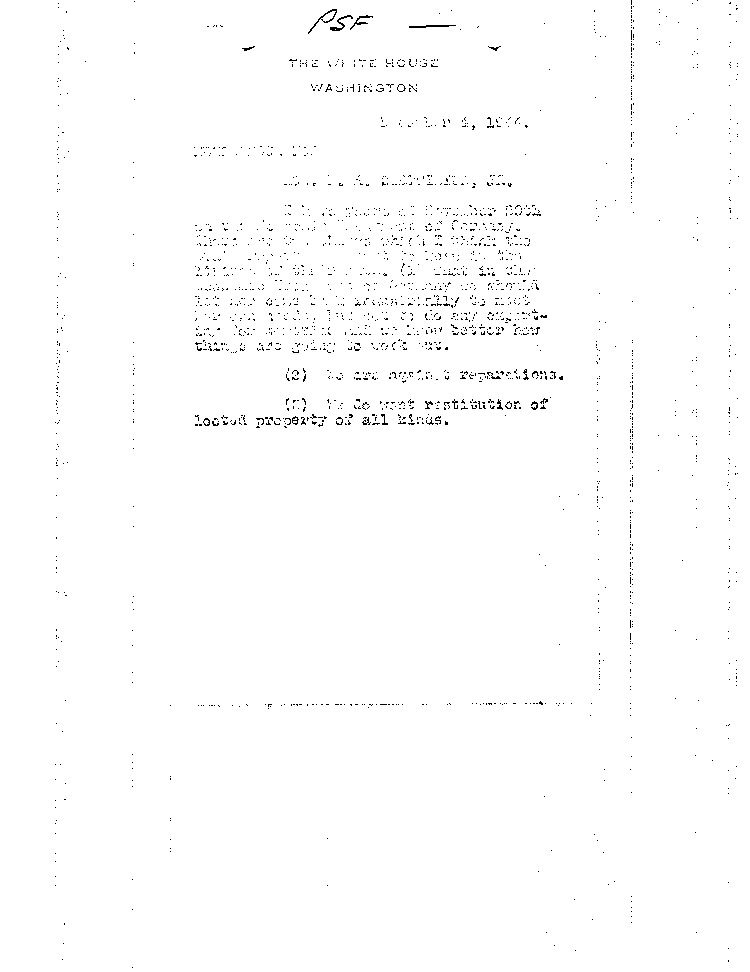 [a298k01.jpg] - Memorandum,FDR-->Stettinius,Edward Reilly 12/4/44