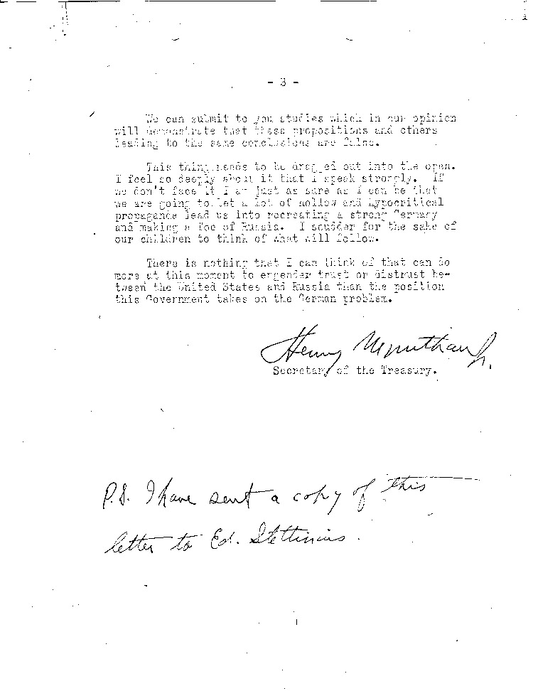 [a298p03.jpg] - Memo,Henry Morgenthau-->FDR 1/10/45