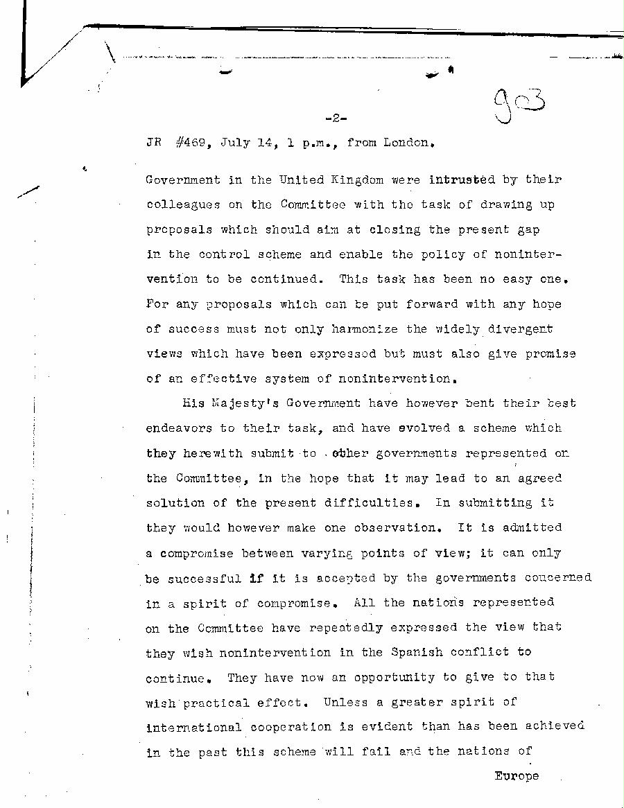 [a303g03.jpg] - British Govt. Soln. to the deadlock in the Non-Intervention Committee - Proposal 7/14/37 Page 2