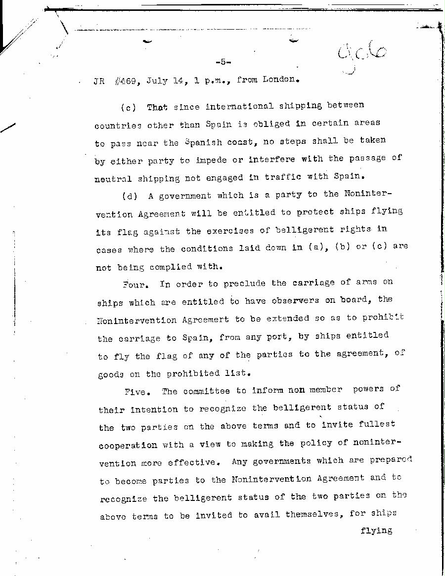 [a303g06.jpg] - British Govt. Soln. to the deadlock in the Non-Intervention Committee - Proposal 7/14/37 Page 5