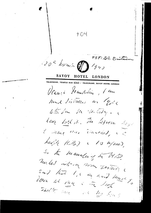 [a311t04.jpg] - Margot Oxford --> FDR Telegram about prospective British ambassador 12/19/40