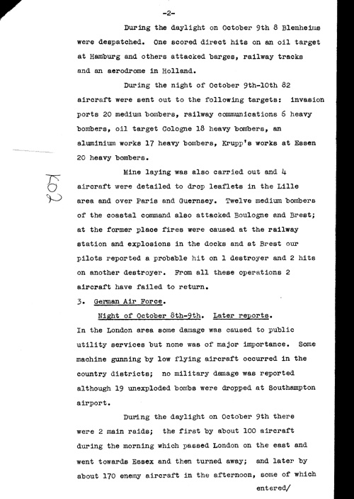 [a312k02.jpg] - Report on military situation 10/10/40