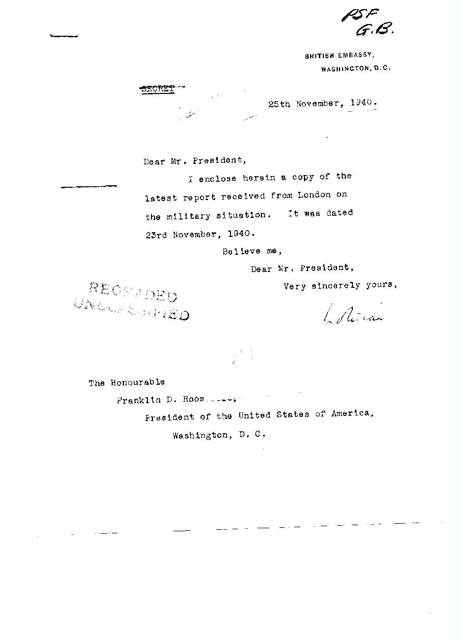 [a313v01.jpg] - Cover letter,Lothian--> FDR 11/25/40