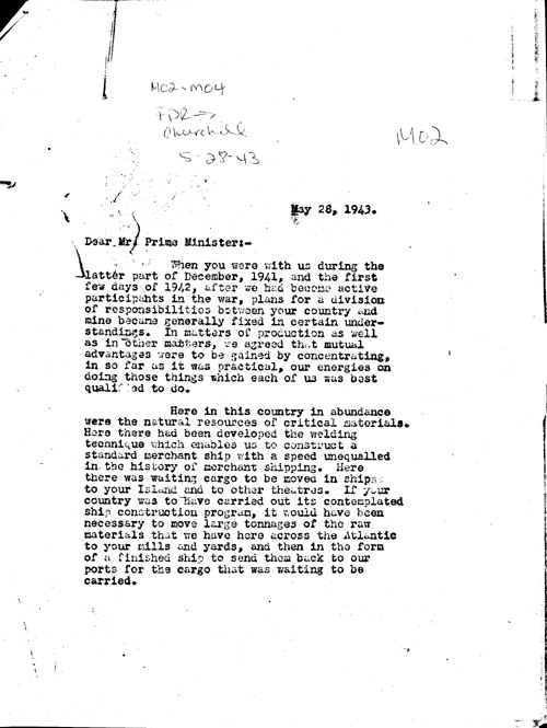 [a334m02.jpg] - FDR-->Churchill 5/28/43