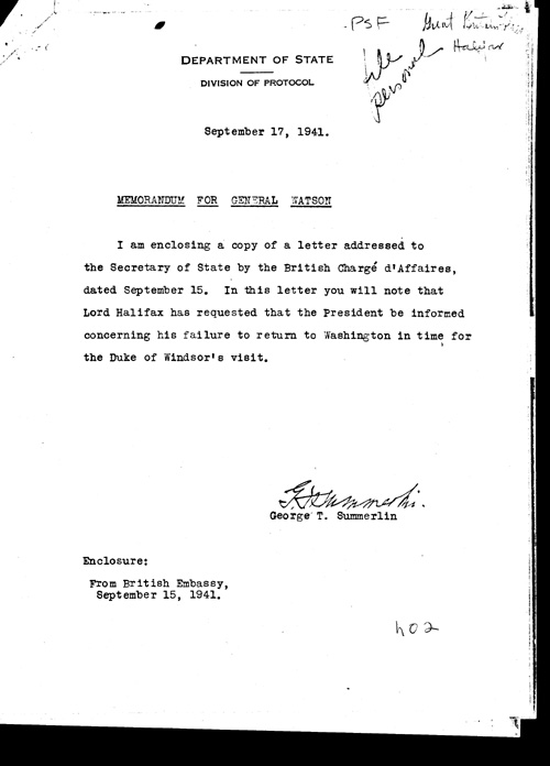 [a337h02.jpg] - George Summerlin -->General Watson 9/17/41