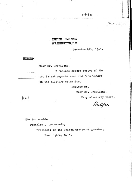 [a337k01.jpg] - Halifax --> FDR 12/4/41