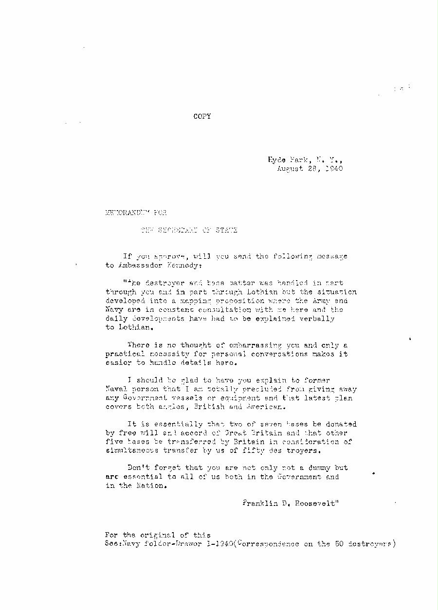 [a340cc01.jpg] - Memo: FDR-->Hull  8/28/40