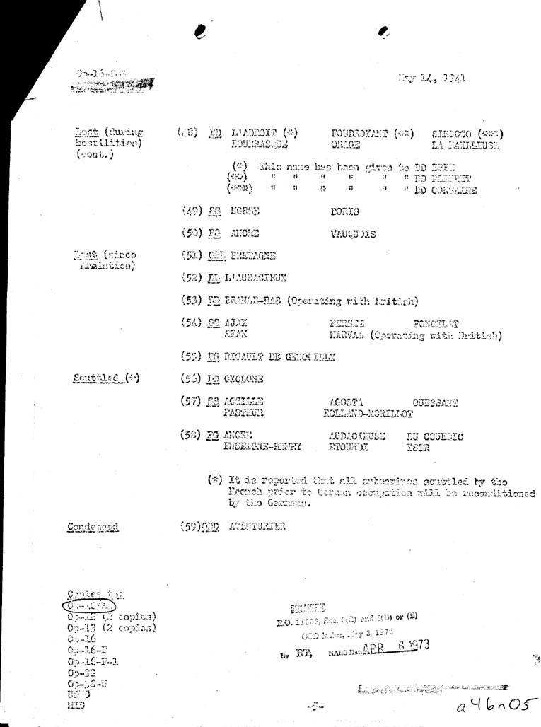 [a46n05.jpg] - Division of Naval Intelligence-5/14/41