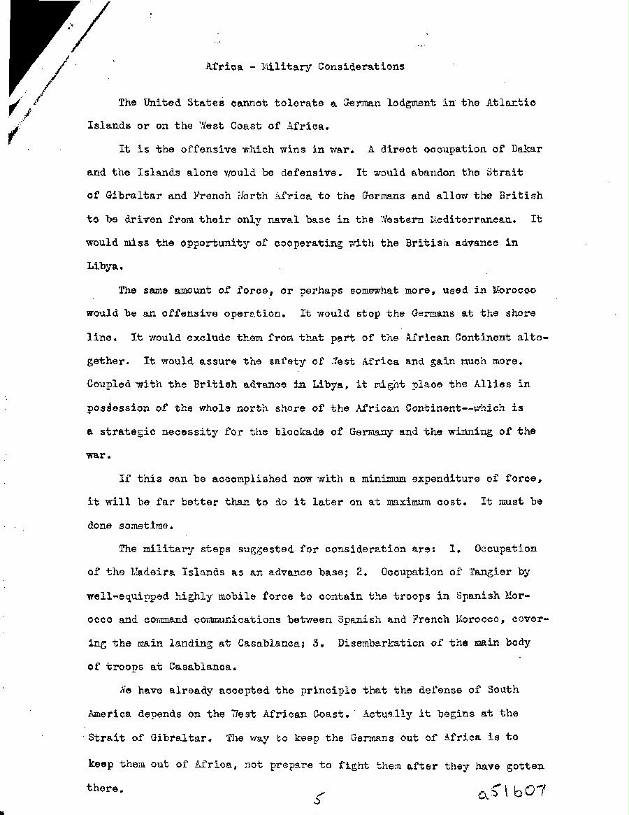 [a51b07.jpg] - Memorandum, G.C. Marshall-->President-Jan 9, 1942