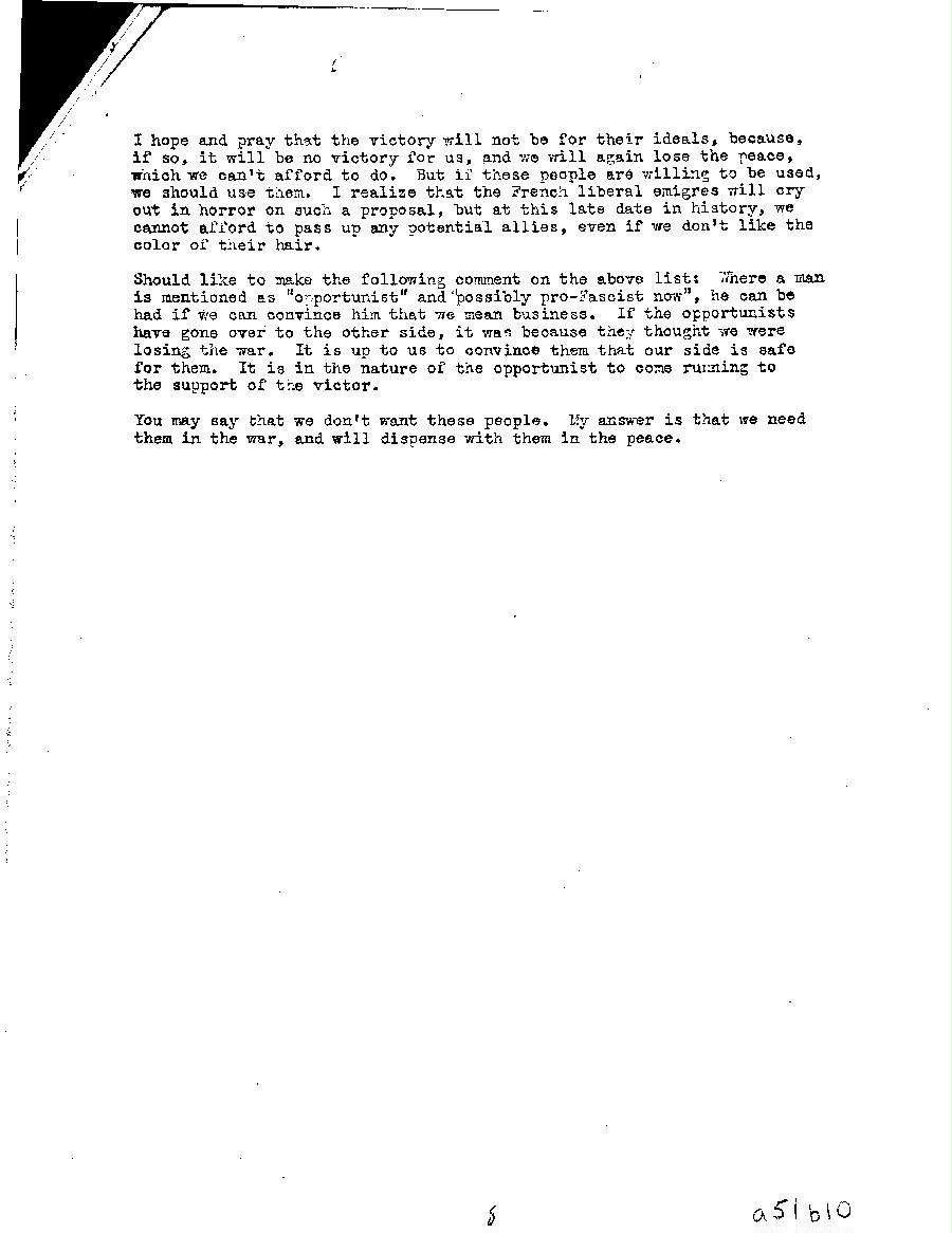 [a51b10.jpg] - Memorandum, G.C. Marshall-->President-Jan 9, 1942