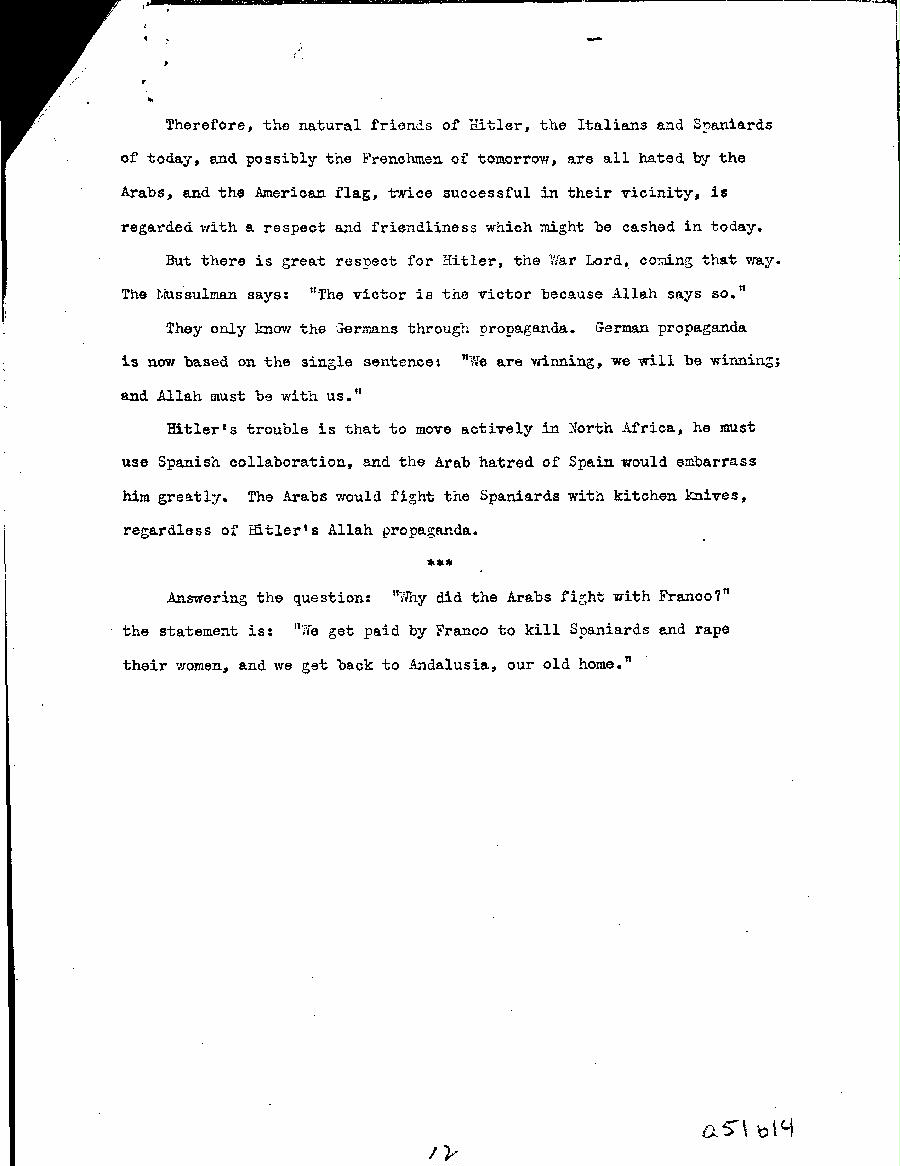 [a51b14.jpg] - Memorandum, G.C. Marshall-->President-Jan 9, 1942