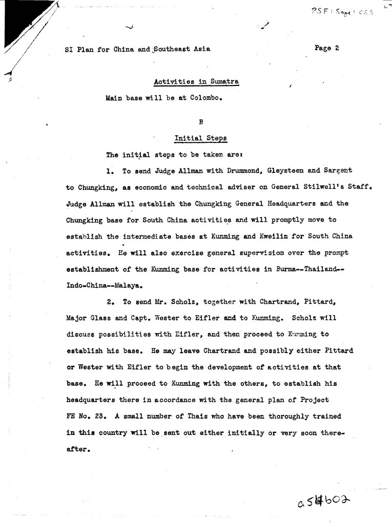 [a54b02.jpg] - Si Plan for China and Southeast Asia-10/6/43