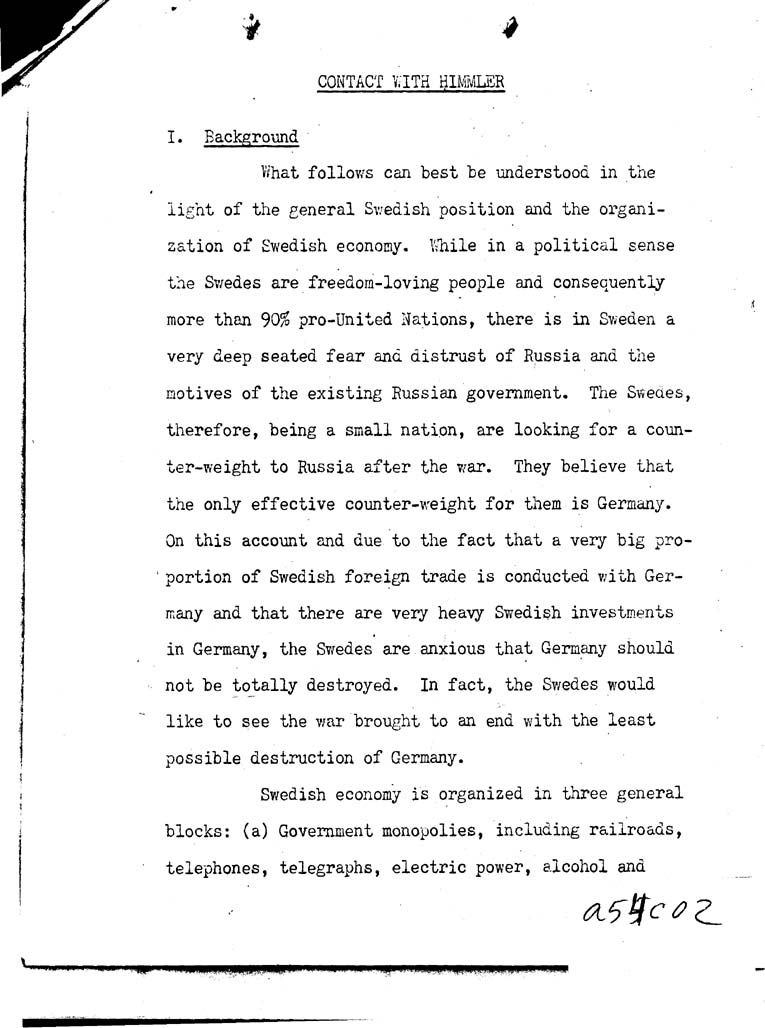 [a54c02.jpg] - Memorandum, Donovan-->President-March 20,1944