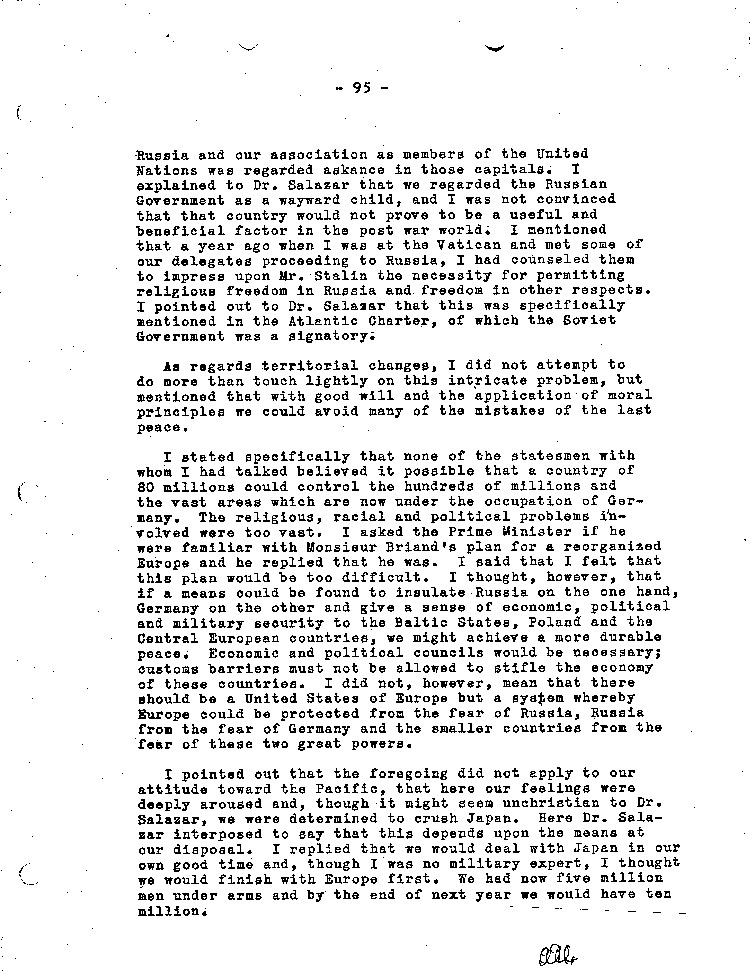 [a467ah04.jpg] - Memorandum of a Conversation Between Dr. Antonio de Olivera Salazar and Taylor (nd)