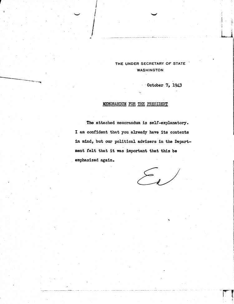 [a468ag03.jpg] - Under Sec.of State-->F.D.R. 10/7/43