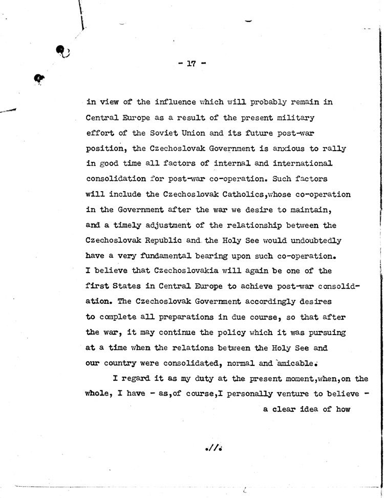 [a468h18.jpg] - Memorandum: FDR --> Myron Taylor 5/31/43