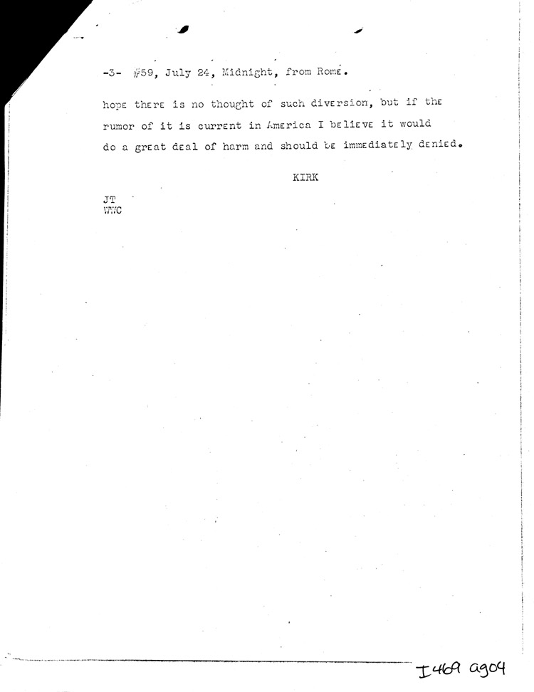 [a469ag04.jpg] - Memo: Secretary of War --> FDR               8/26/44