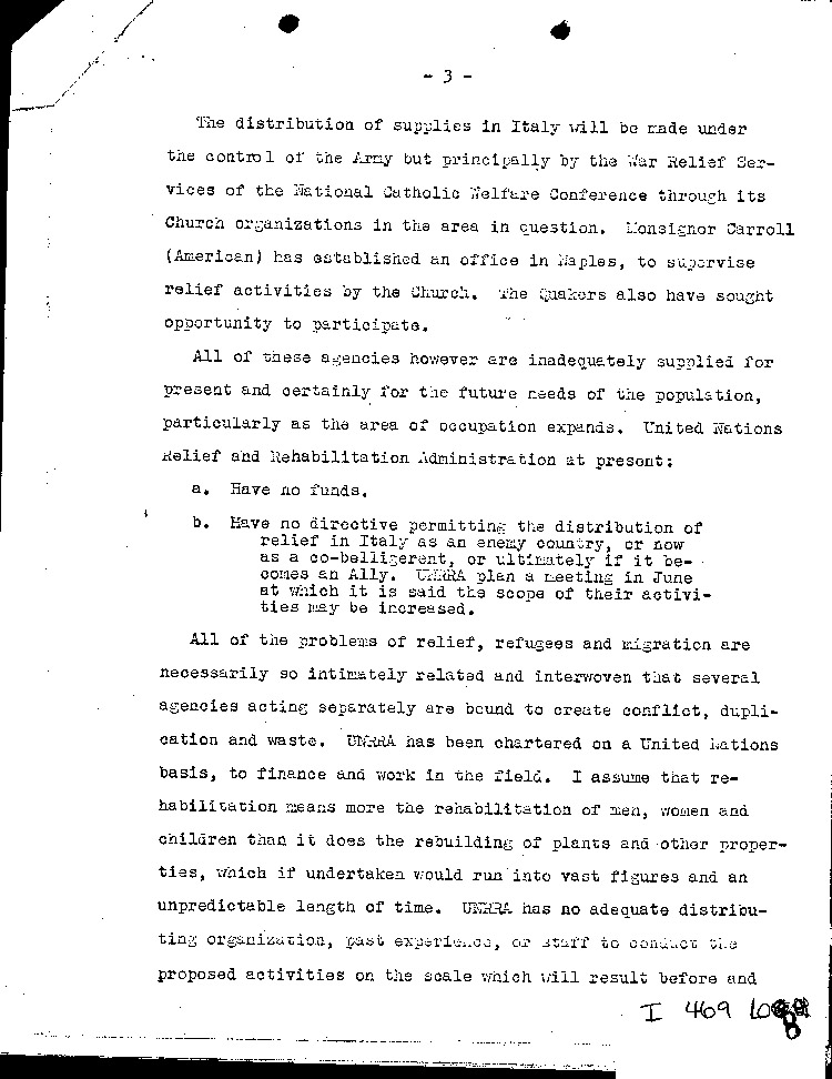 [a469l08.jpg] - Memorandum: FDR --> Secreatary of State     2/21/44