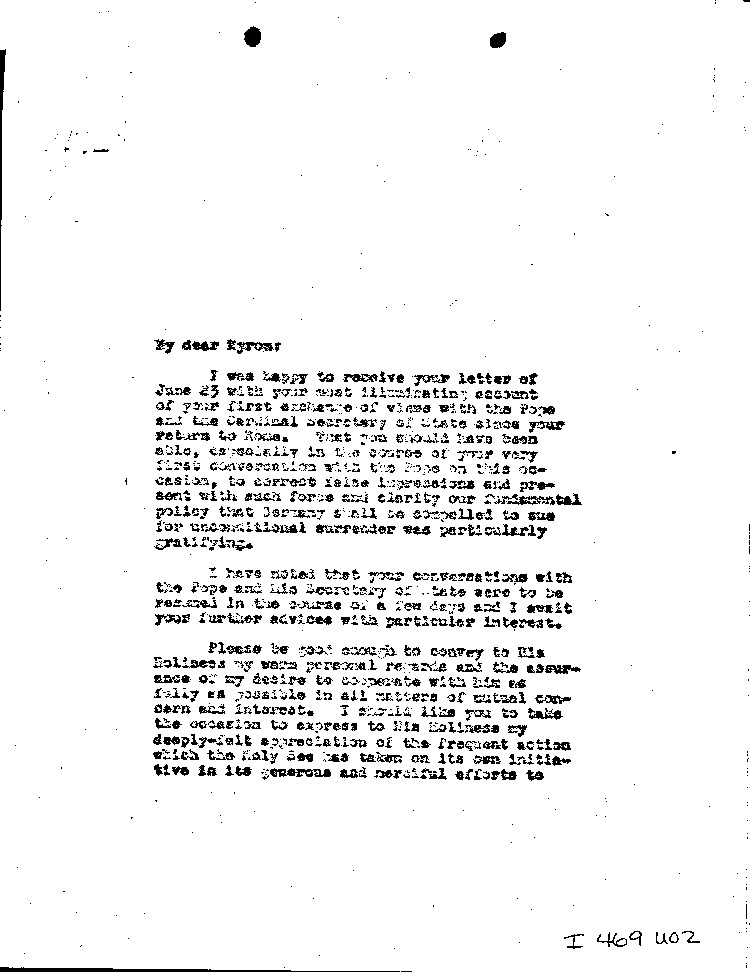 [a469u02.jpg] - Letter: FDR--> Myron Taylor               N.D