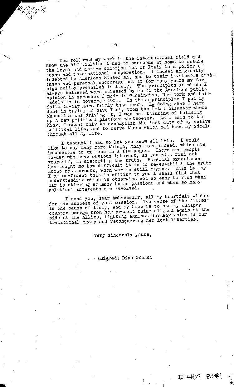 [a469z07.jpg] - Memo: Myron Taylor --> FDR               8/7/44