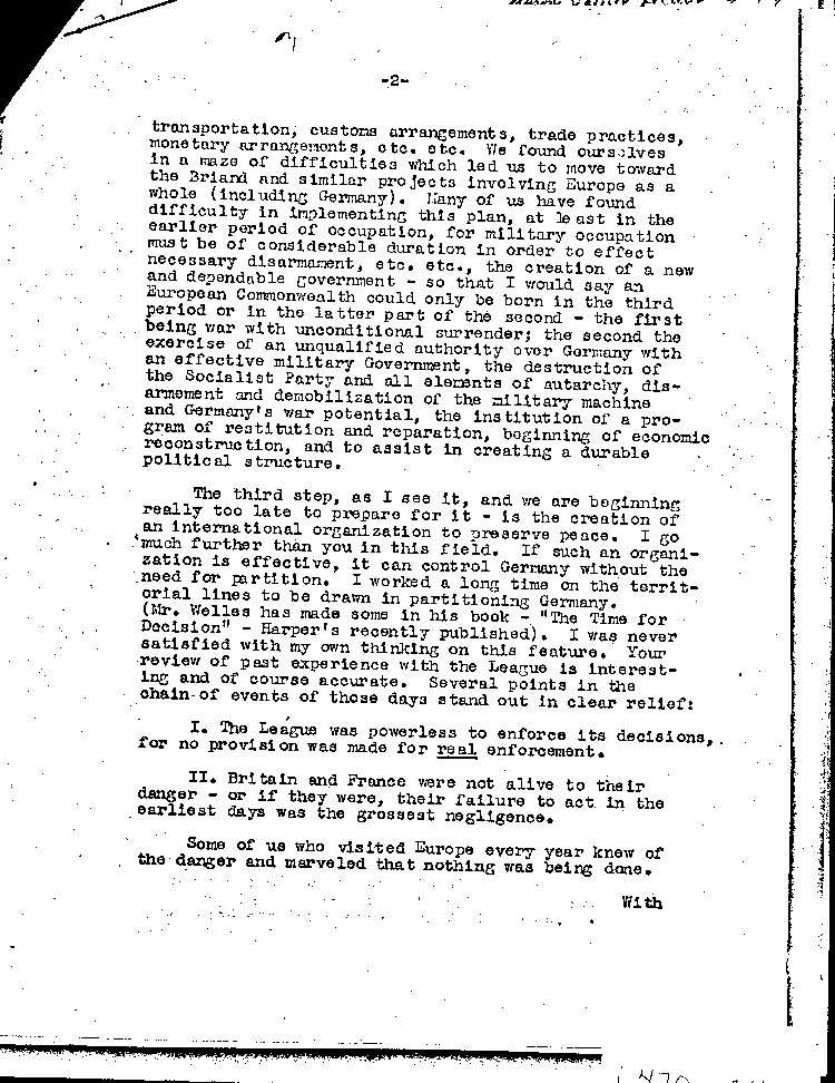 [a470g04.jpg] - Memorandum for the President 9/18/44