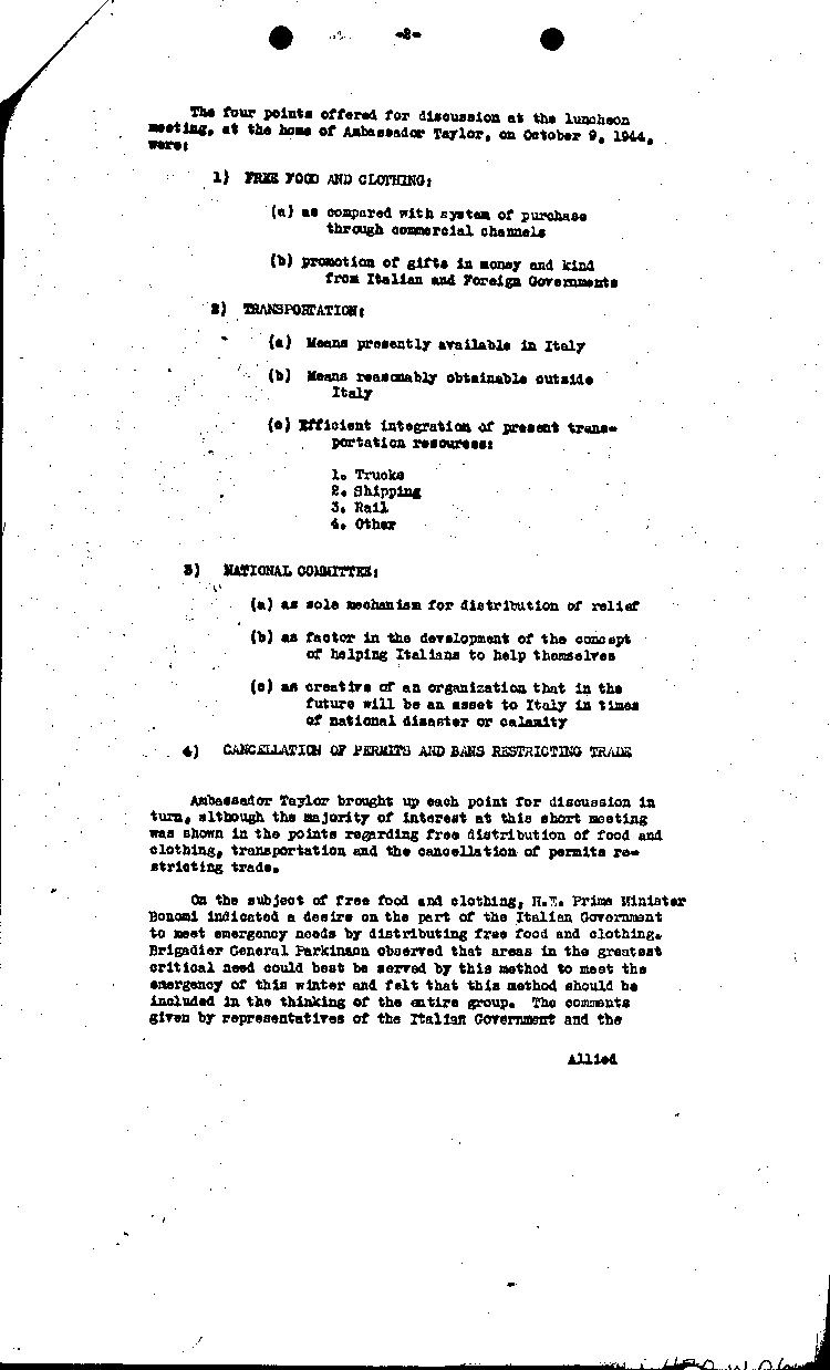 [a470w06.jpg] - Memorandum for Harry L. Hopkins (cover page) 10/24/44