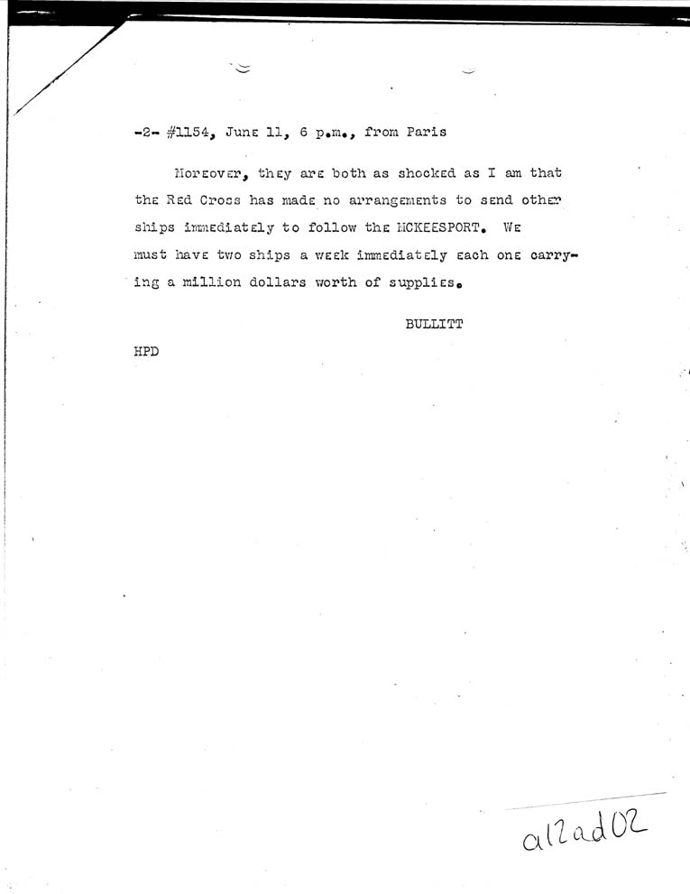 [a12ad02.jpg] - FDR to Bullitt 6/11/40