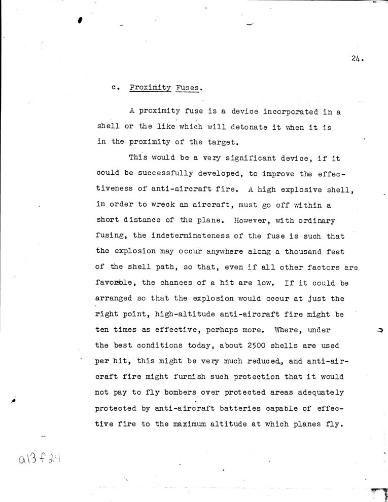 [a13f24.jpg] - Report of the National Defense Research Committee-6/27/40-6/28/42