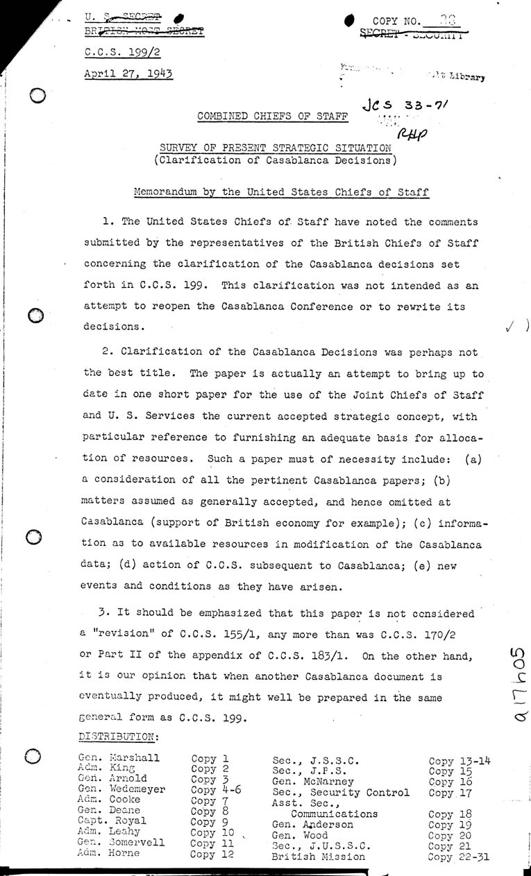 [a17h05.jpg] - Survey of Present Strategic Situation 4/13/43