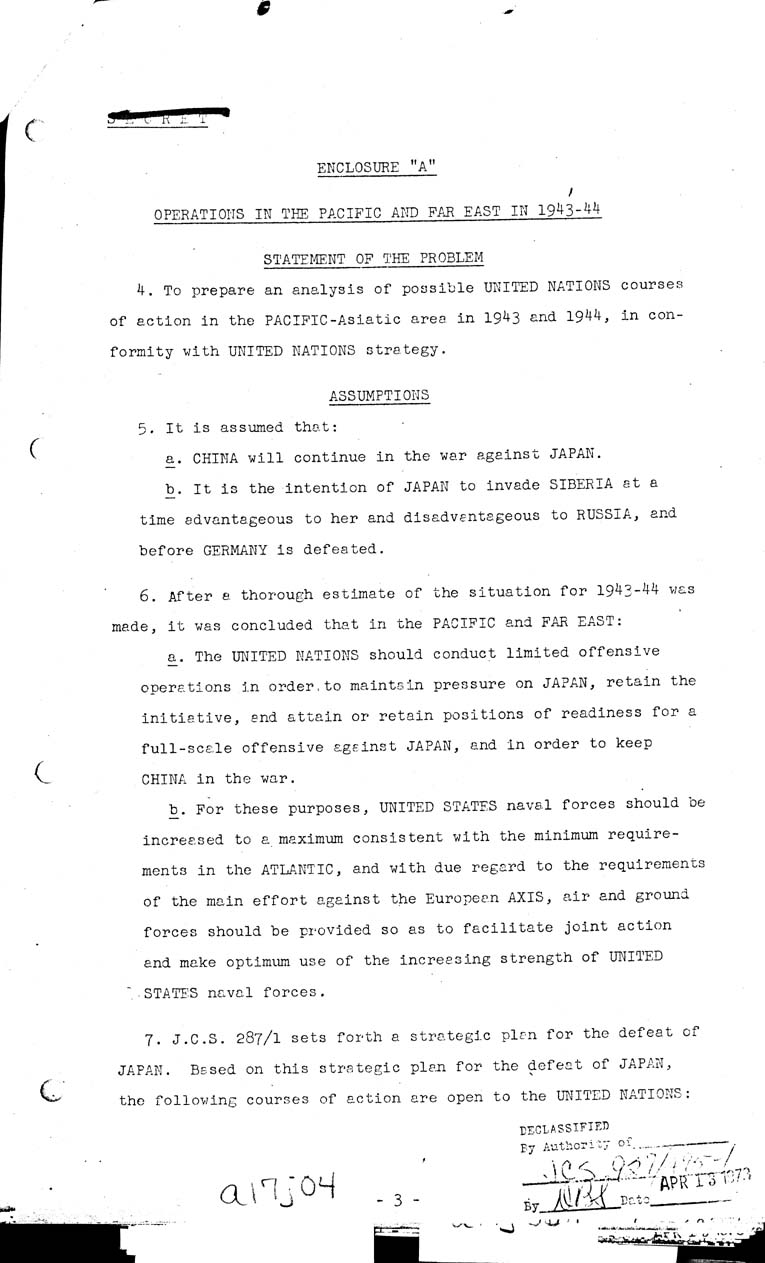 [a17j04.jpg] - Operations in the Pacific and Far East 1943-44 5/12/43