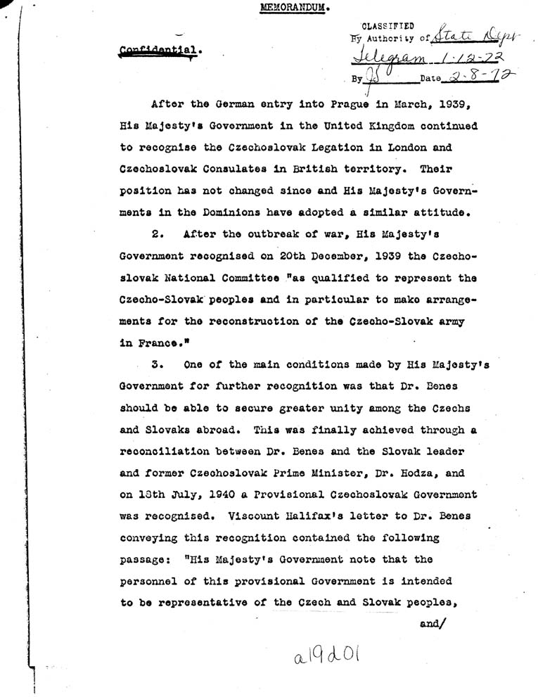 [a19d01.jpg] - Memorandum for FDR-7/1/41