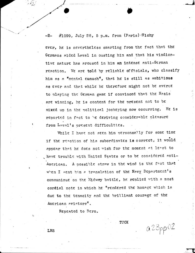 [a23pp02.jpg] - Tuck-->Secretary of State-7/28/42