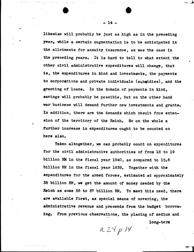 [a24p14.jpg] - Memorandum for the President- Jan. 24, 1941