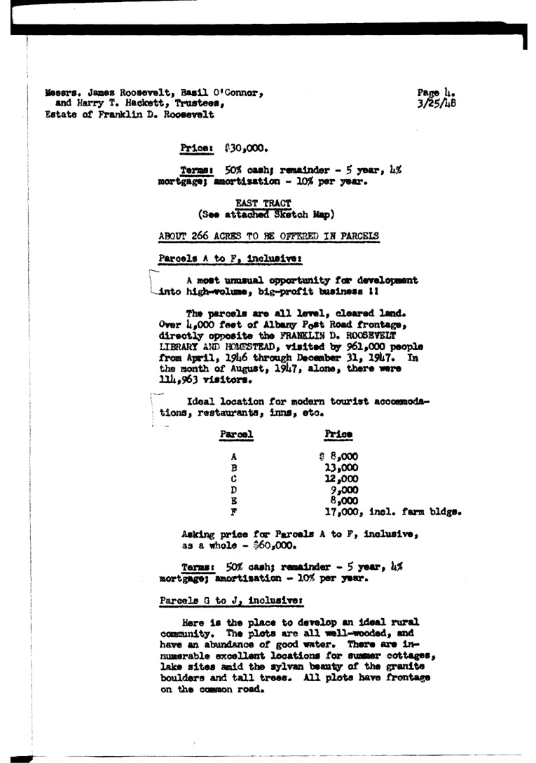 [a903ai03.jpg] - Proposal for Private Sales campaign for FDR estate - General Correspondence