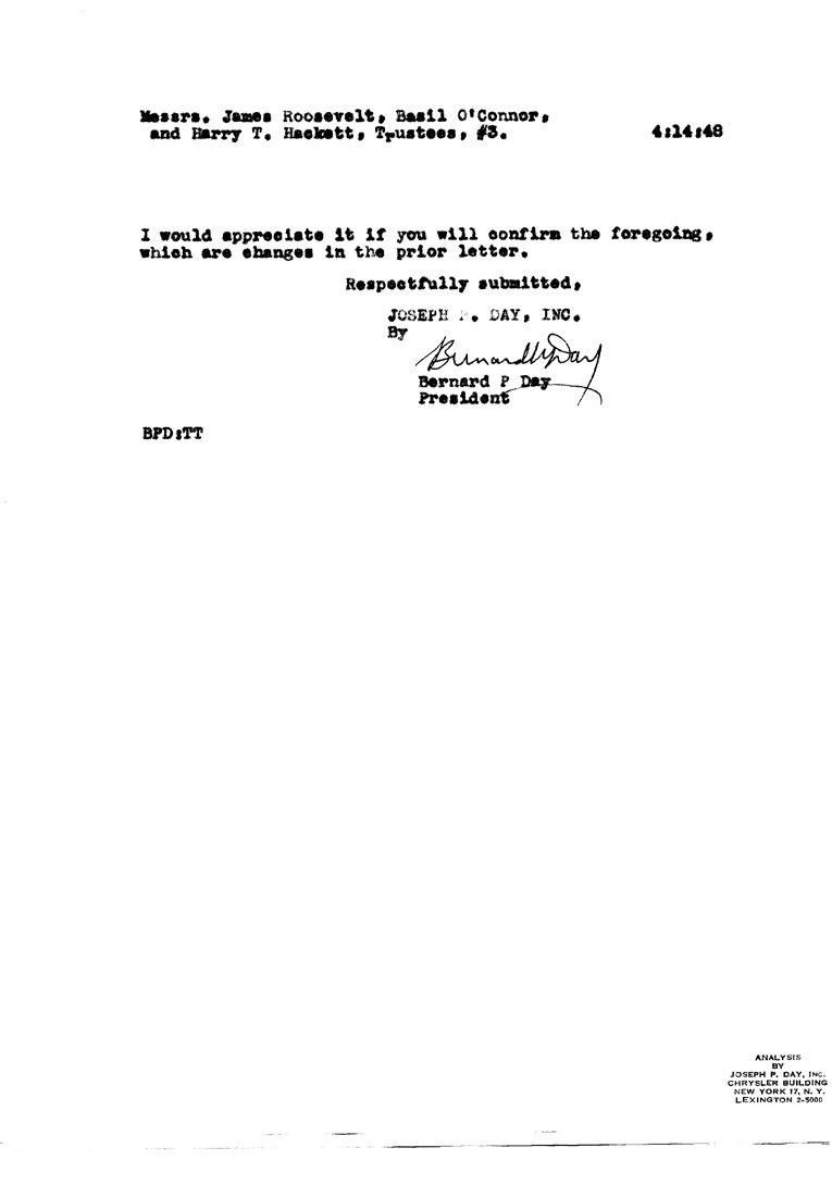 [a903ai07.jpg] - Proposal for Private Sales campaign for FDR estate - General Correspondence