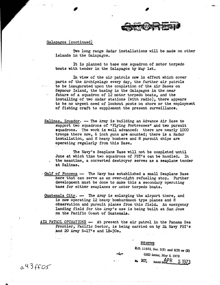 [a43ff05.jpg] - Memorandum to the President