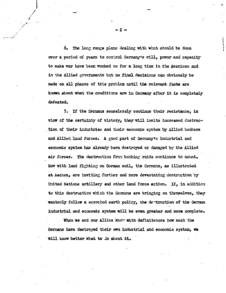 [a298a03.jpg] - Memorandum for Miss Grace Tully	10/19/44