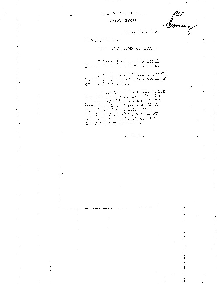 [a298x01.jpg] - Memo,FDR-->Secretary of State 4/6/45