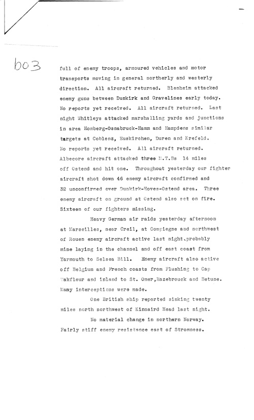 [a307b03.jpg] - Telegram on military situation 6/3/1940 - page 2