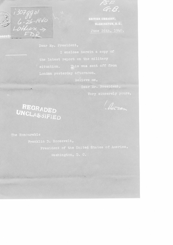 [a307gg01.jpg] - Lord Lothian-->FDR 6/16/1940