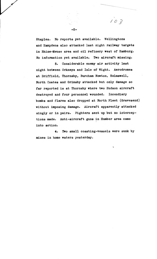 [a307i03.jpg] - Telegram on military situation 6/6/1940 - Page 2