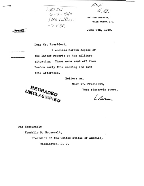 [a307j01.jpg] - Lord Lothian-->FDR 6/7/1940