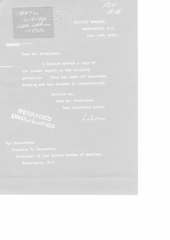 [a307t01.jpg] - Lord Lothian-->FDR 6/13/1940