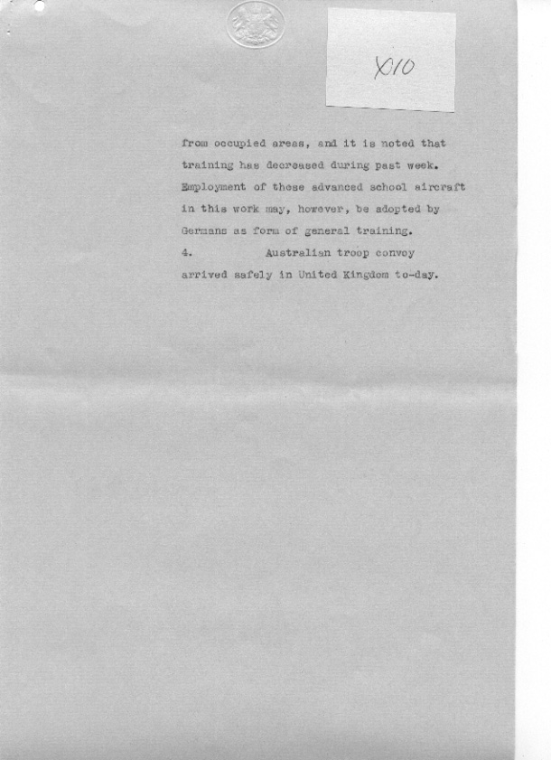 [a307x10.jpg] - Telegram on military situation 6/16/1940 - Page 2