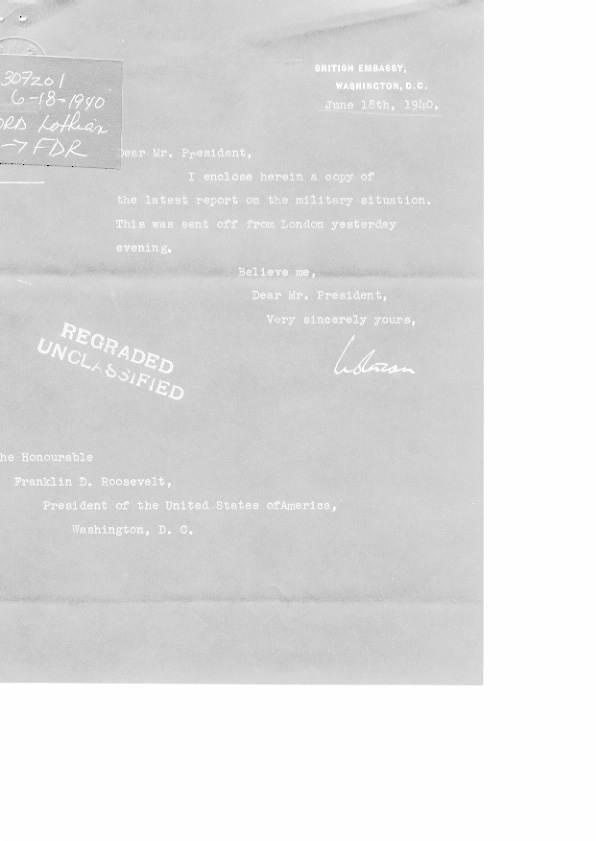 [a307z01.jpg] - Lord Lothian-->FDR 6/18/1940