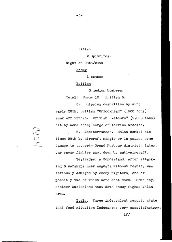 [a308cc04.jpg] - Cont-Telegram dispatched from London re. military situation 7/29/40