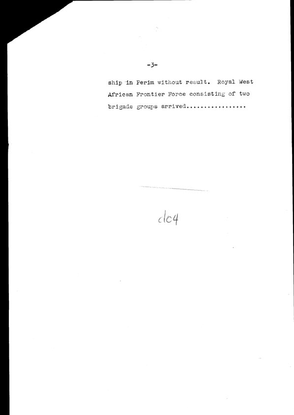 [a308d04.jpg] - Cont-Telegram dispatched from London re. military situation 7/2/40